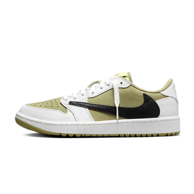 Tênis Air Jordan 1 x Travis Scott Low Golf Neutral Olive