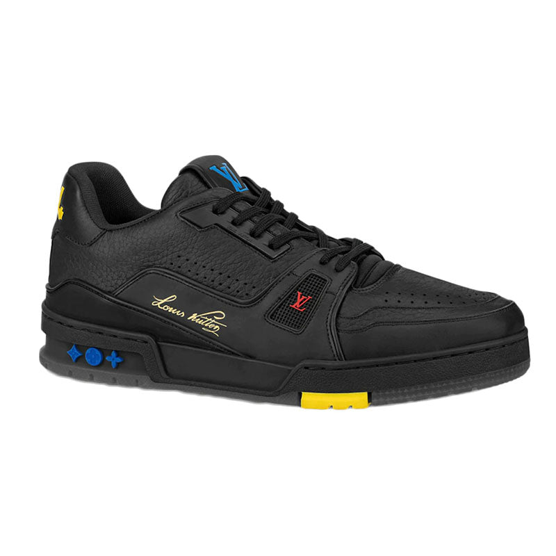 Tênis Louis Vuitton Trainer Black Signature