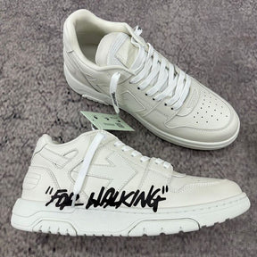 Tênis Off-White Out of Office For Walking White