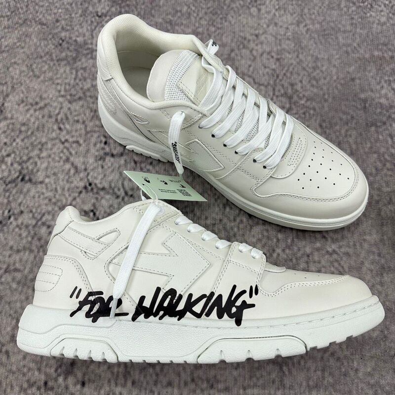 Tênis Off-White Out of Office For Walking White