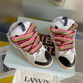Tênis Lanvin Curb White Ivory