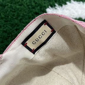 Boné Gucci GG Rosa Canvas
