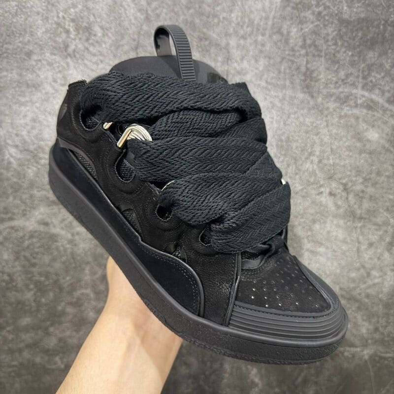 Tênis Lanvin Curb Triple Black