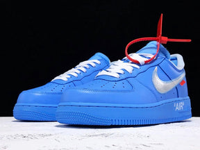 Tênis Nike X Off White Air Force 1 Low University Blue