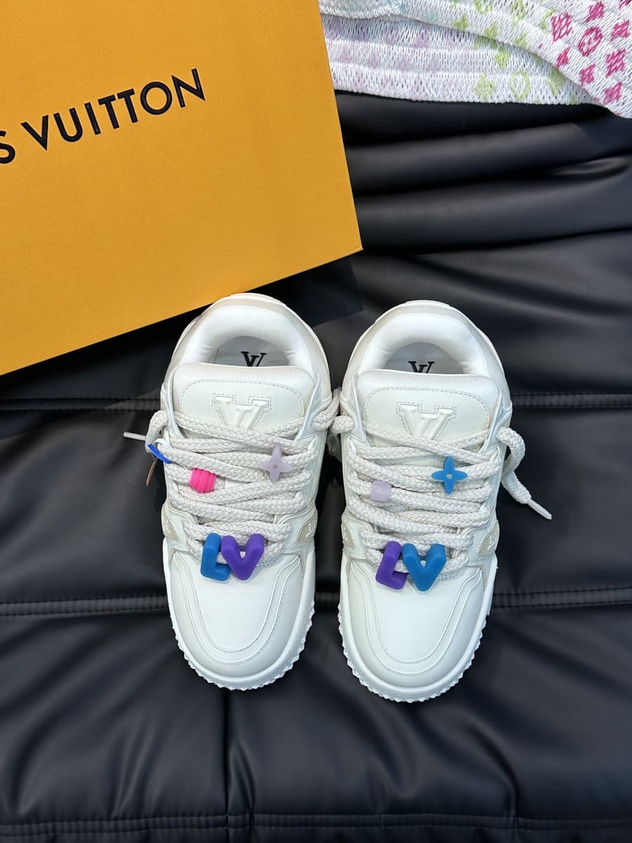 Tênis Louis Vuitton LV Trainer Maxi White