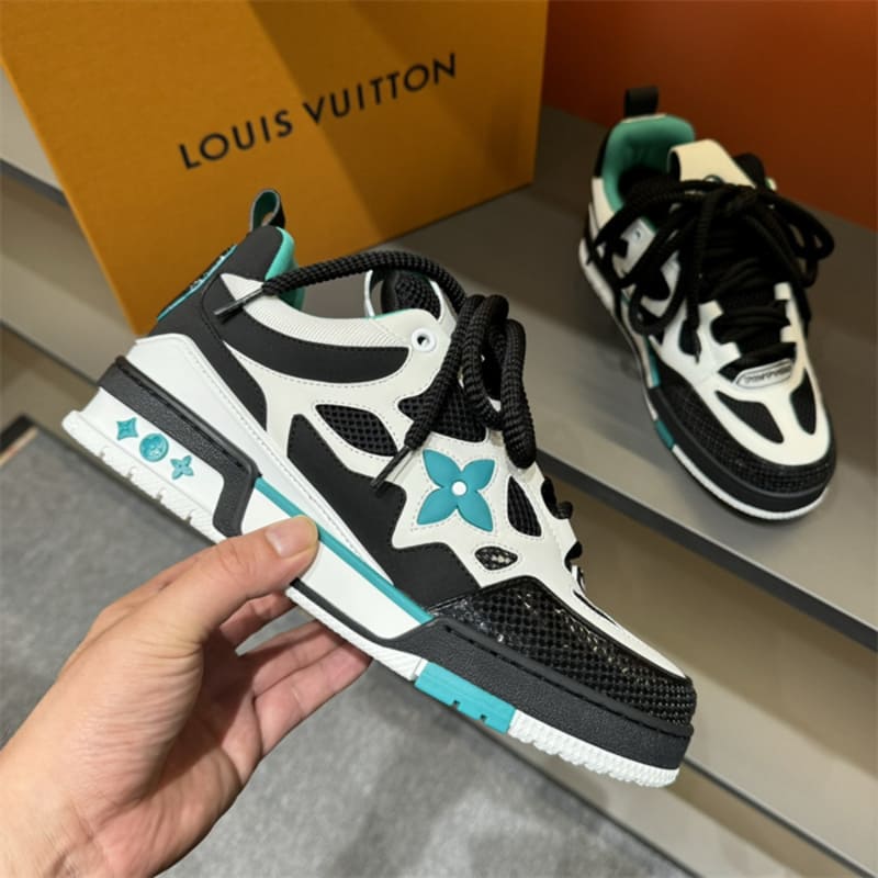 Tênis Louis Vuitton LV Skate Black Green