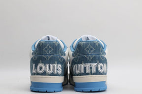 Tênis Louis Vuitton Trainer Monogram Denim