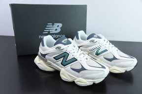 Tênis New Balance 9060 Sea Salt New Spruce Dark Arctic Grey