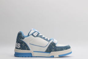 Tênis Louis Vuitton Trainer Monogram Denim