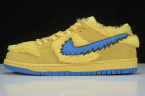 Tênis Nike SB Dunk Low Grateful Dead Bears Opti Yellow