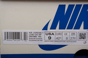 Tênis Air Jordan 1 Low Travis Scott Fragment Design