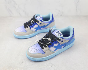 Tênis A Bathing Ape Bape SK8 Sta Blue White