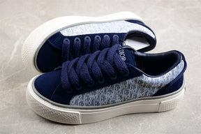 Tênis Dior B33 White Sliver Blue