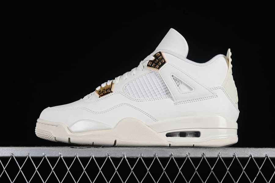 Tênis Air Jordan 4 Metallic Gold