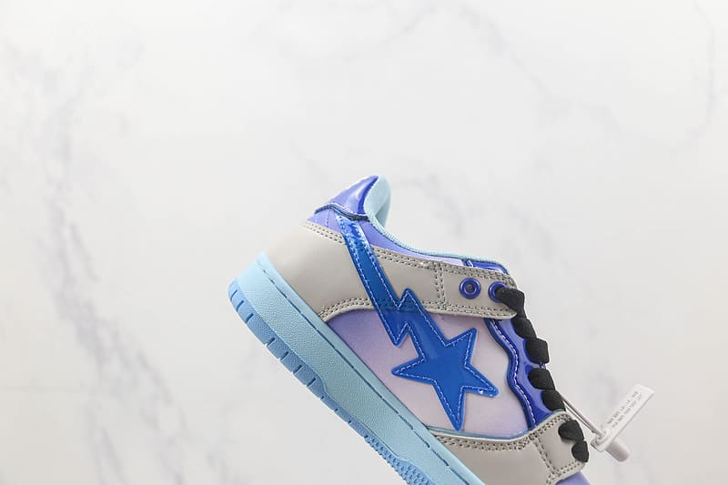 Tênis A Bathing Ape Bape SK8 Sta Blue White