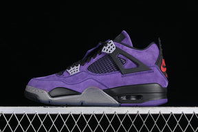 Tênis Air Jordan 4 x Travis Scott Purple Suede