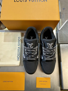 Tênis Louis Vuitton LV Trainer Black Grey