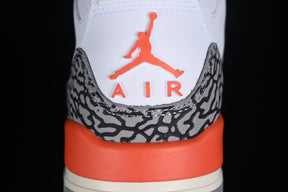 Tênis Air Jordan 3 White Georgia Peach