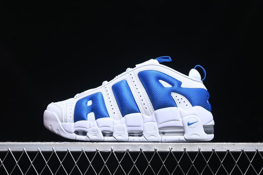 Tênis Nike Air More Uptempo Low White Hyper Royal