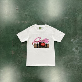 Camiseta Corteiz No time 4 Luv Branca