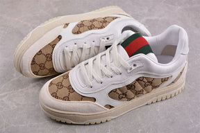 Tênis Gucci Re-Web Sneaker White Beige