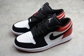 Tênis Jordan 1 Low Black Toe