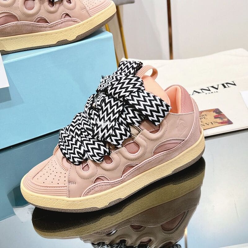 Tênis Lanvin Curb Pale Pink