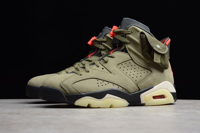 Tênis Air Jordan 6 Retro Travis Scott "Olive"