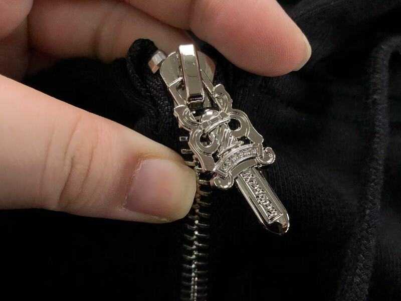 Moletom Chrome Hearts Hollywood Plus Cross Preto