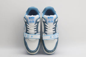 Tênis Louis Vuitton Trainer Monogram Denim