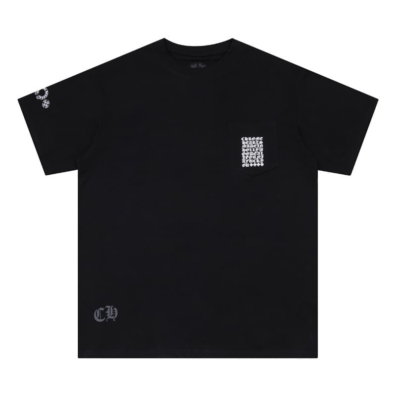 Camiseta Chrome Hearts Multi Logo Preta