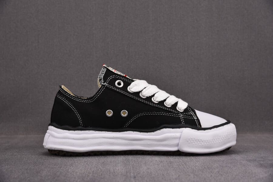 Tênis Maison Mihara Yasuhiro Peterson OG Sole Canvas Low Black