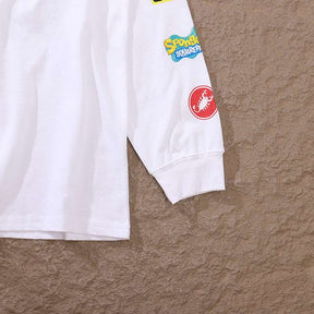 Camisa Supreme Castelli Racing x Bob Esponja Branca