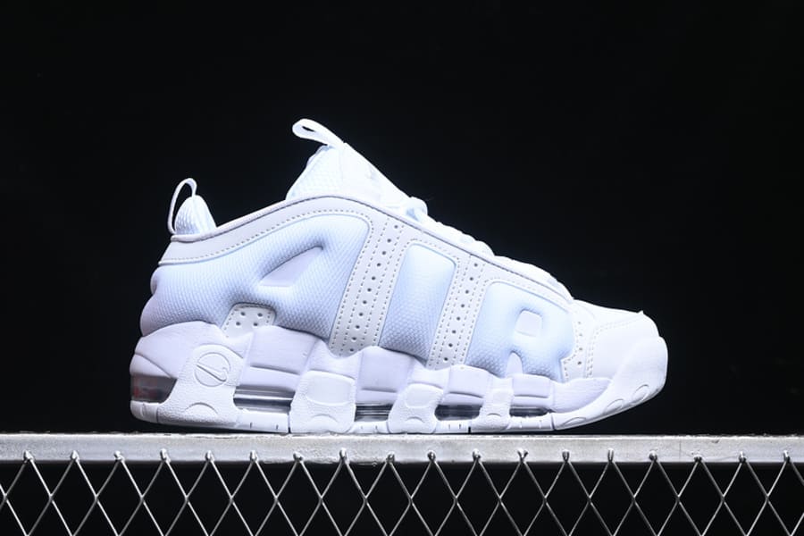 Tênis Nike Air More Uptempo Low Triple White