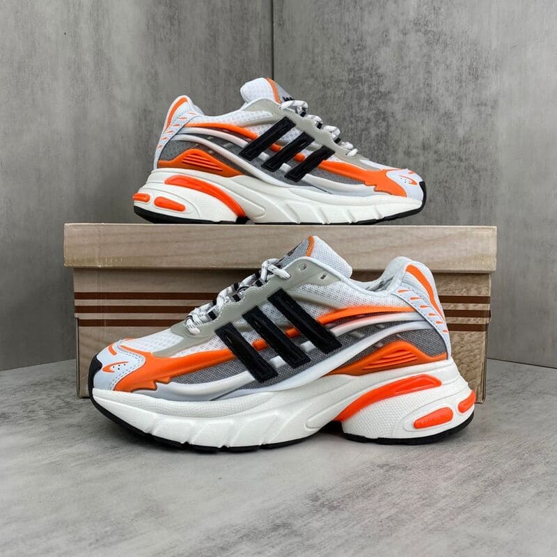 Tênis Pharrell Williams x Adidas Adistar Jellyfish Focus Olive Orange