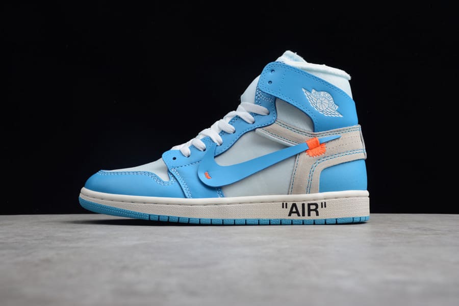 Tênis Air Jordan 1 High x Off-White UNC
