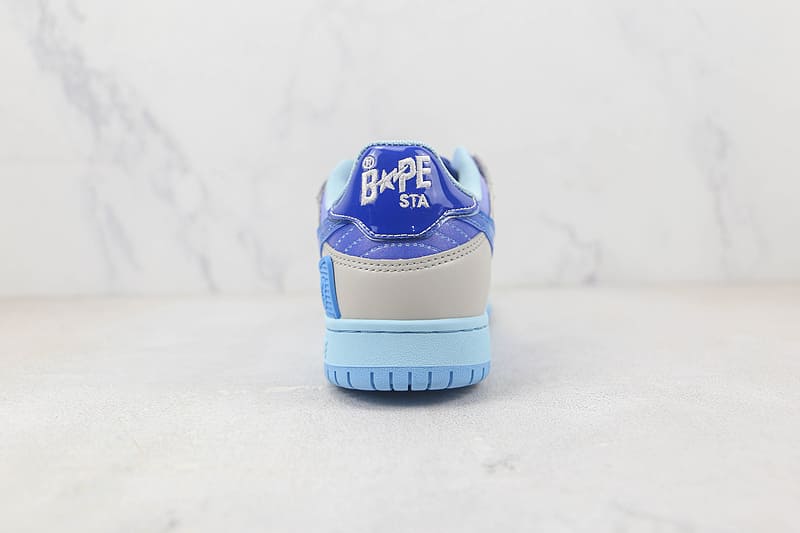 Tênis A Bathing Ape Bape SK8 Sta Blue White