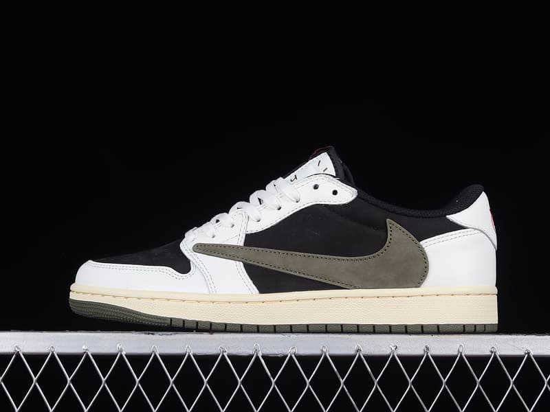Tênis Air Jordan 1 Low x Travis Scott Olive