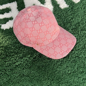 Boné Gucci GG Rosa Canvas
