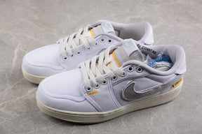 Tênis Jordan 1 Low x Union LA White Neutral Grey