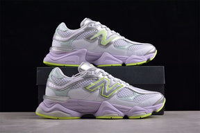 Tênis New Balance 9060 White Silver Metalic Taro