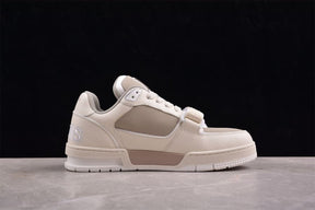 Tênis Louis Vuitton Trainer Monogram Flower Beige