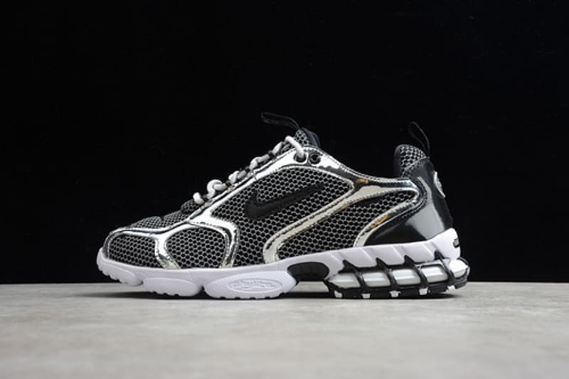 Tênis NIKE x STUSSY - Air Zoom Spiridon Cage 2 "Pure Platinum"