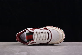 Tênis Gucci Re-Web Sneaker White Red