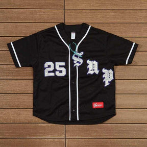Camiseta Supreme Old English Baseball Jersey Black