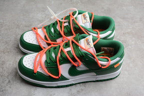 Tênis Nike Dunk Low Off-White Pine Green