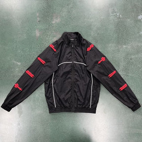 Conjunto Trapstar Irongate 2.0 Shellsuit Vermelho Preto