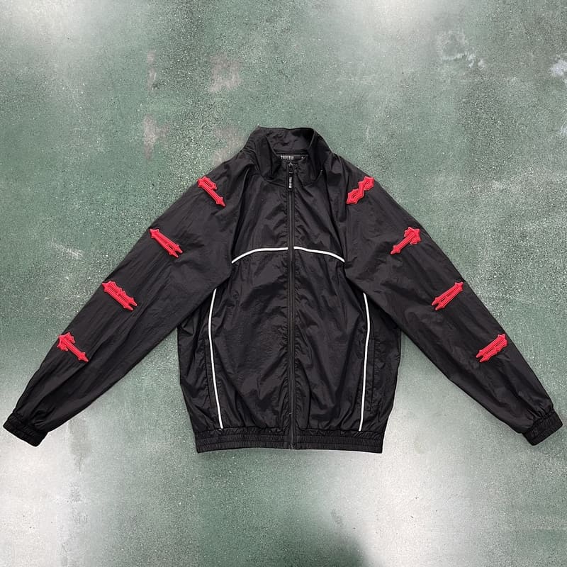 Conjunto Trapstar Irongate 2.0 Shellsuit Vermelho Preto