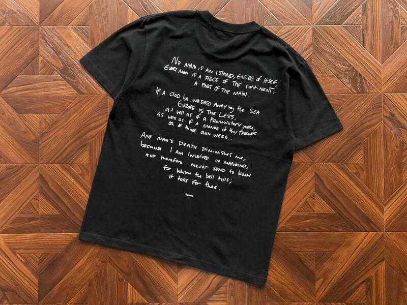 PRONTA ENTREGA - Camiseta Corteiz x Supreme Rules The World Black