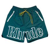 Shorts Rhude Logo Green
